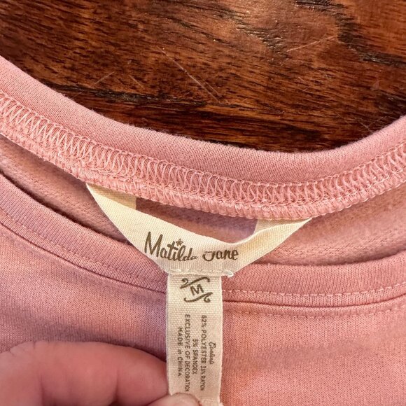 Medium Matilda Jane Blushing Pink Sweatshirt - Picture 3 of 3